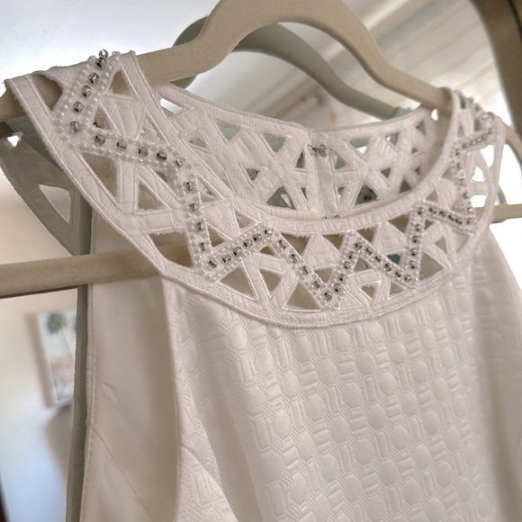 SALE ✨ Antonio Melani White Dress with Cropped Jacket size 2 - Picture 4 of 7